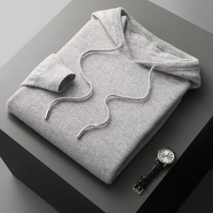 Merinohoodie Damen Herren Isoliert Warm