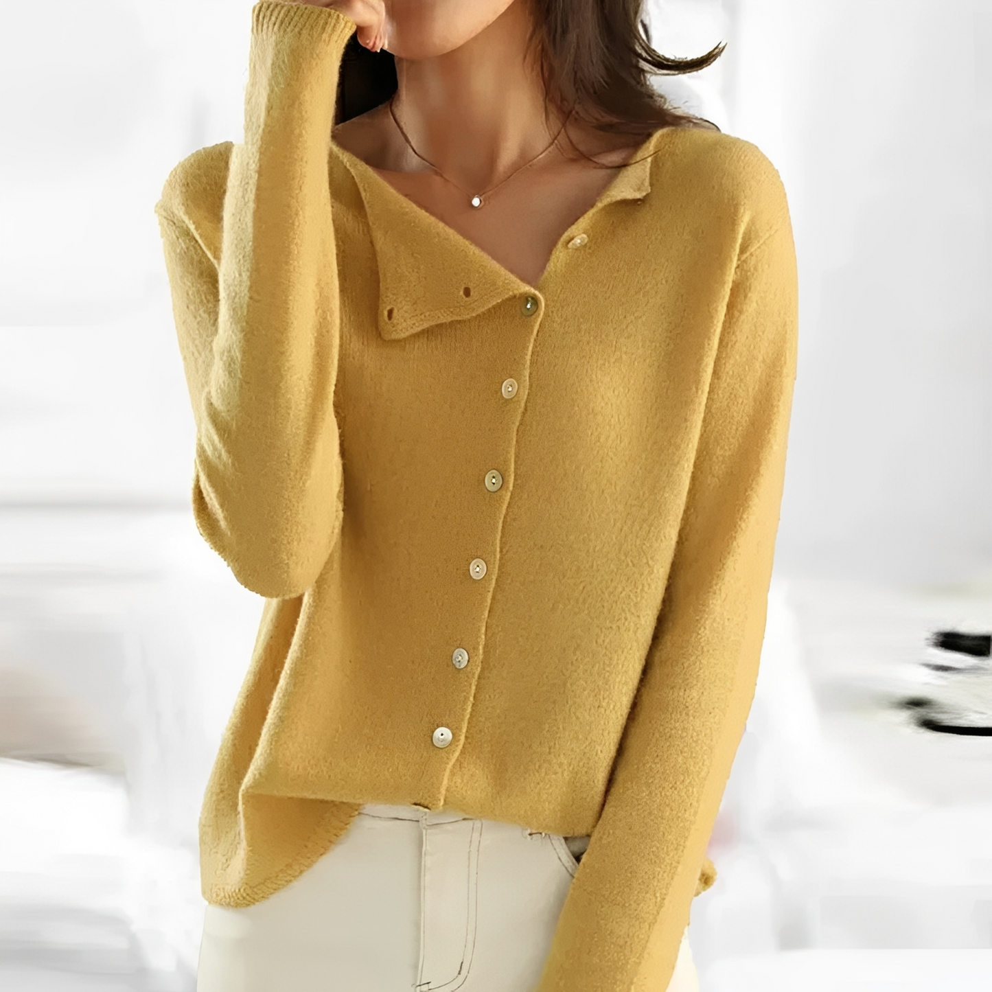 Jessel Damen Cardigan Elegant Lang