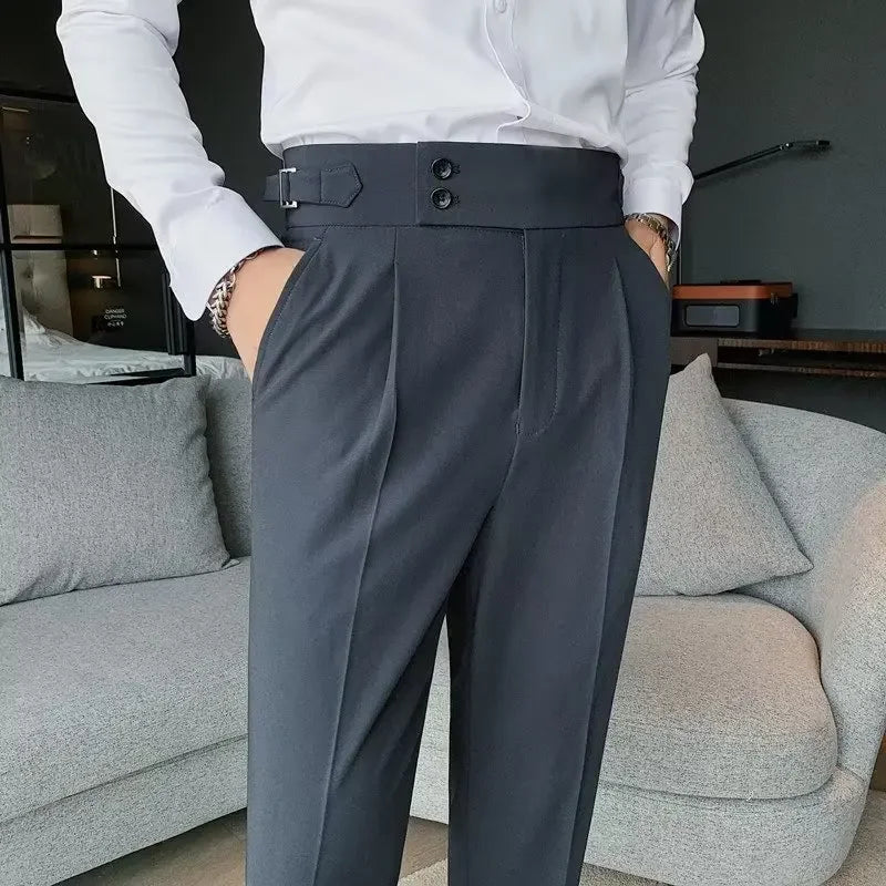 Norvielle Damen Chinohose Hochtailliert