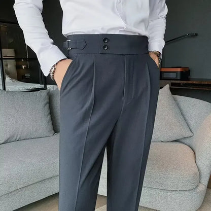 Norvielle Damen Chinohose Hochtailliert