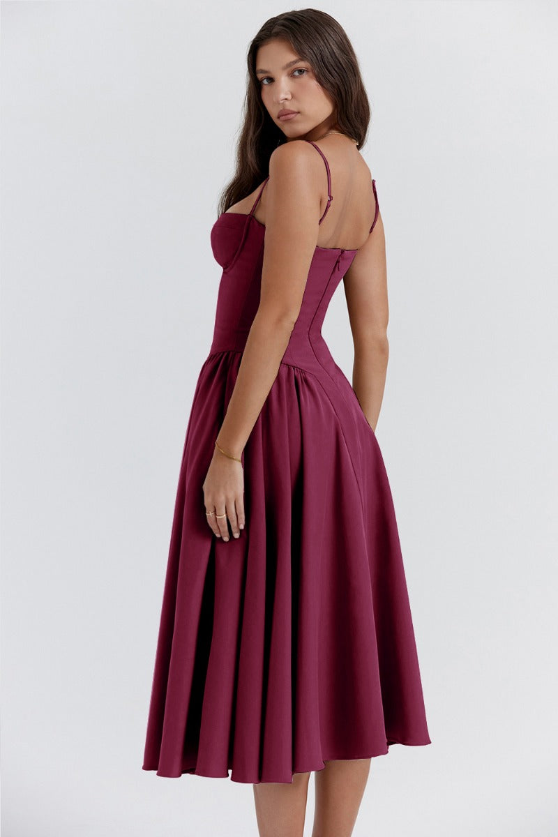 Ärmelloses Damenkleid Jute