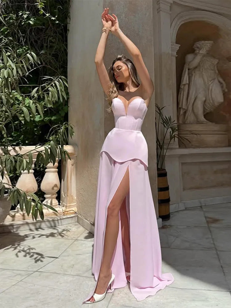 Damen Hochzeitskleid mit Herzausschnitt