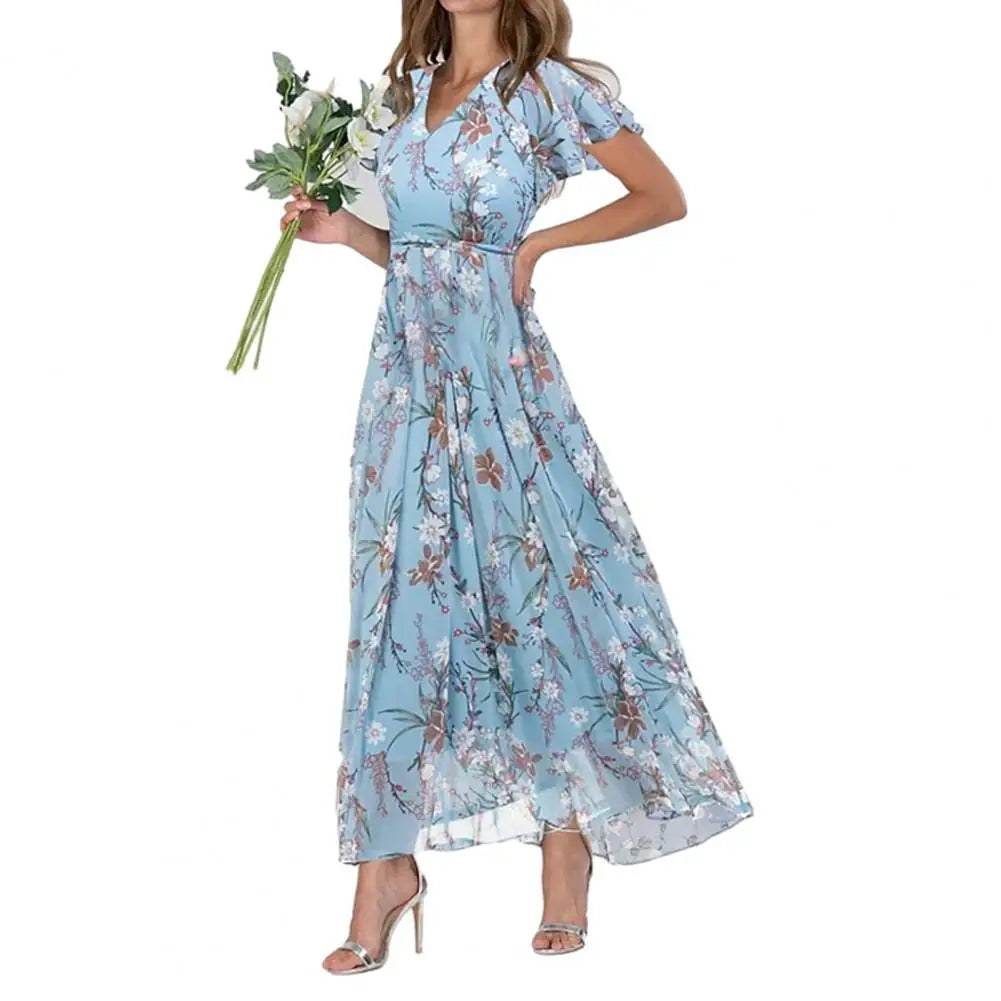 Norvielle Damen Sommerkleid Leicht Strandkleid