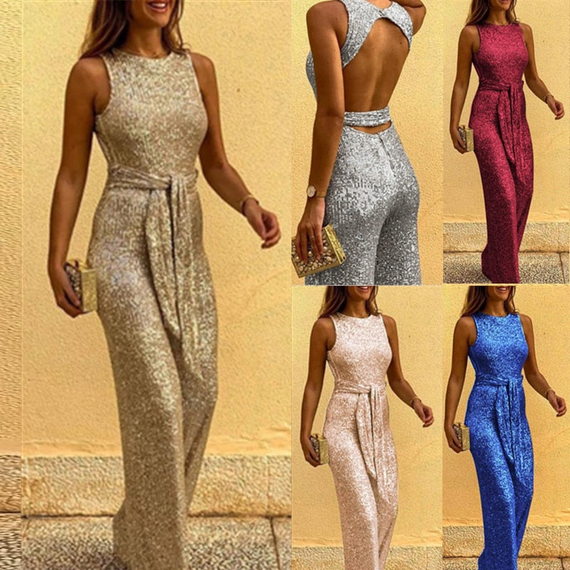 Eleganter Damen Jumpsuit Bequem