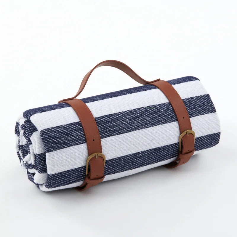 Wasserdichte Picknickdecke Kariert mit Tragegurt