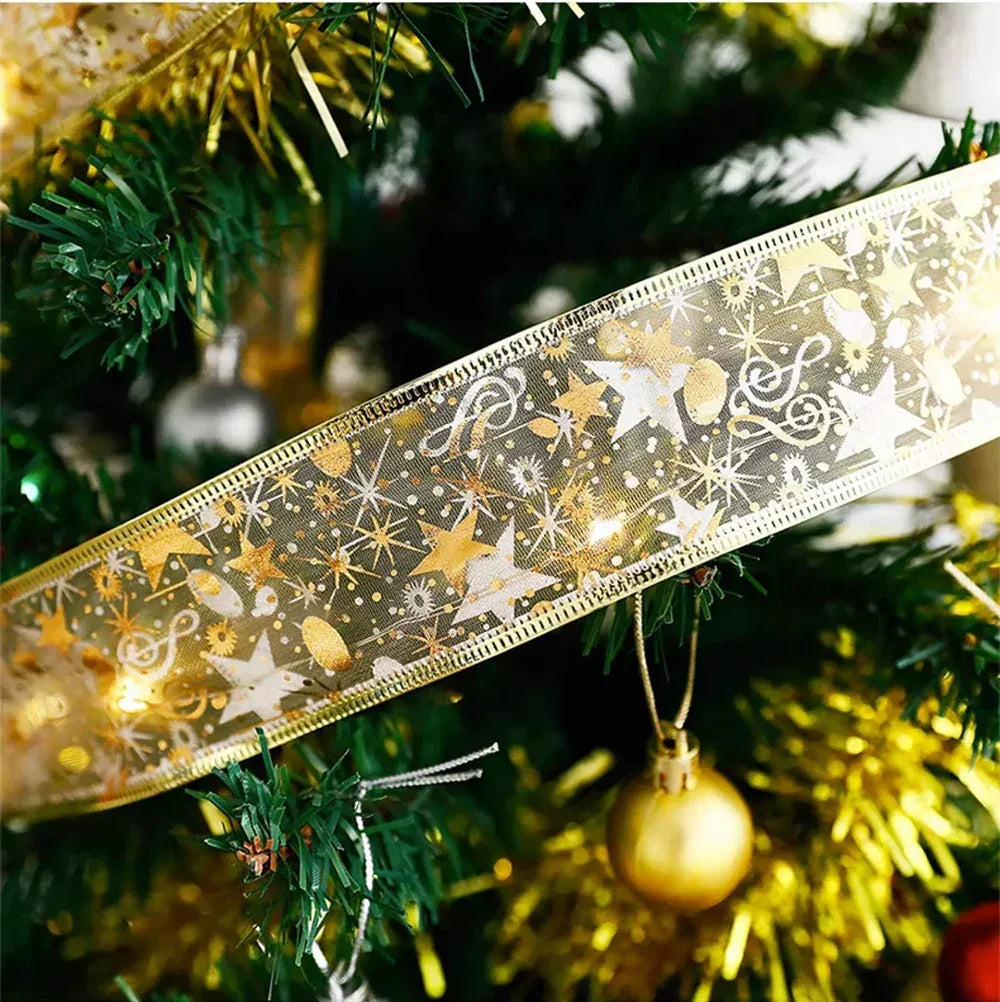 Weihnachtslichterband Dekoratives Funkelband Festlich