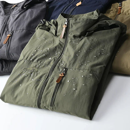 Herren Regenjacke Wasserdicht Funktioneller Aufbau