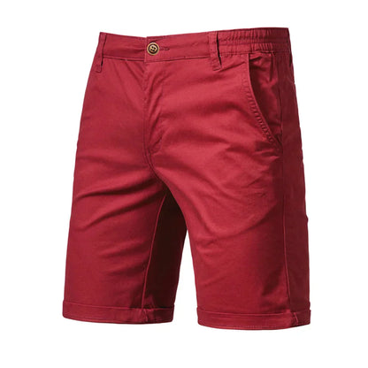 Herren Chino-Shorts mit Knopfleiste Beige