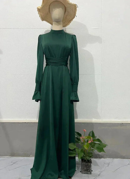 Norvielle Damen Abendkleid Schimmerndes Jersey