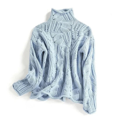 Damen Rollkragenpullover Elegantes Design