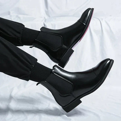 Norvielle Herren Stiefel Stil Lederschaft