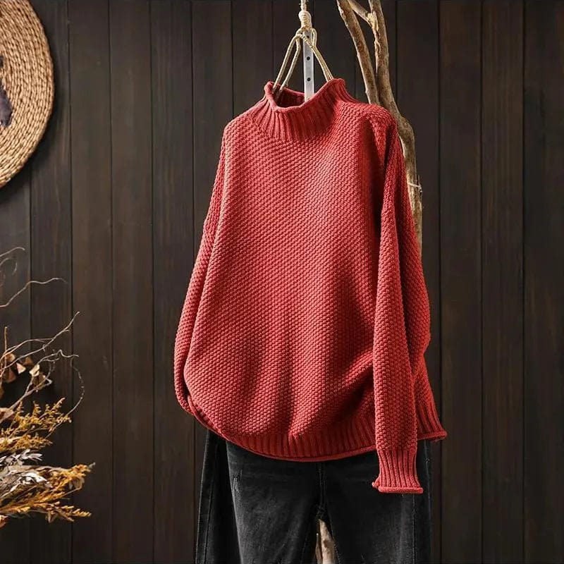 Damen Rollkragenpullover Elegantes Design Locker Fall