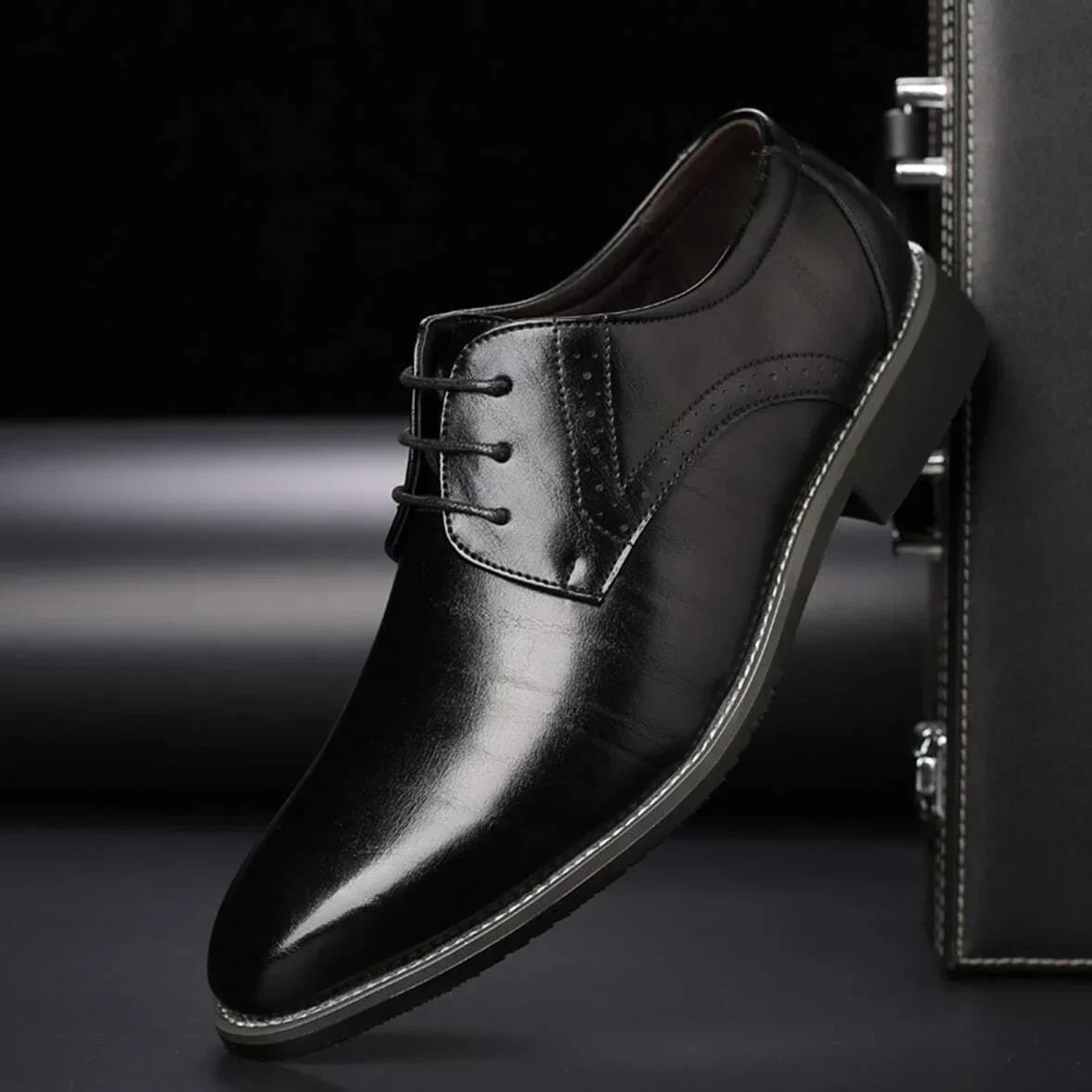 Herren Schnürschuh Business Leder
