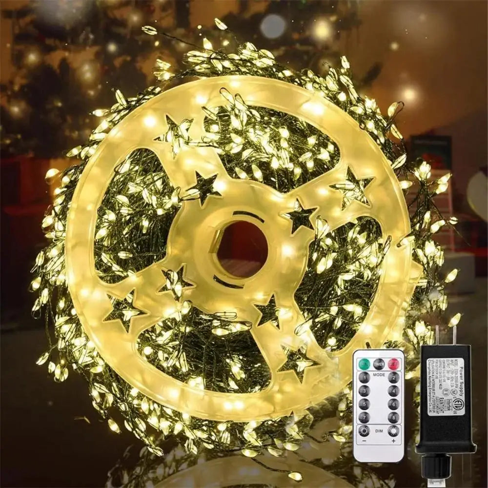 Weihnachts Lichterkette LED 30-75m 900-2000 LEDs Wasserdicht IP65