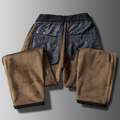 Elmsley Herren Cordhose Slim Fit Fleece