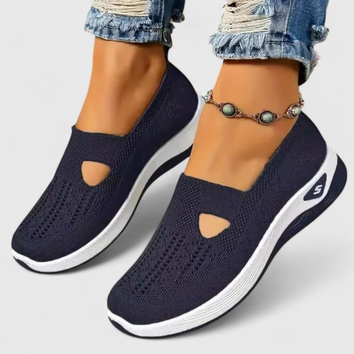 Damen Slip-On Sneaker Atmungsaktives Mesh