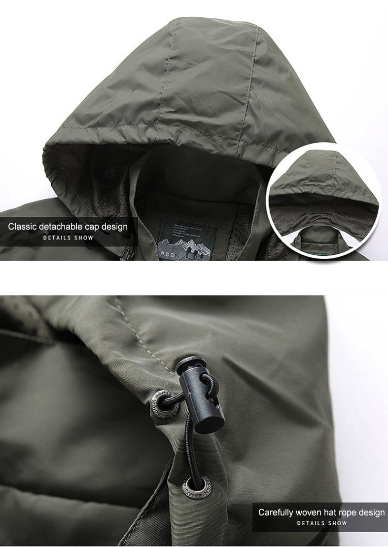 Herren Softshell-Jacke Regenfest