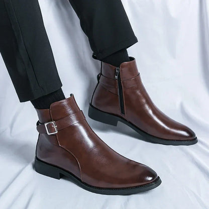 Herren Chelsea Stiefel Klassisches Ankle Design