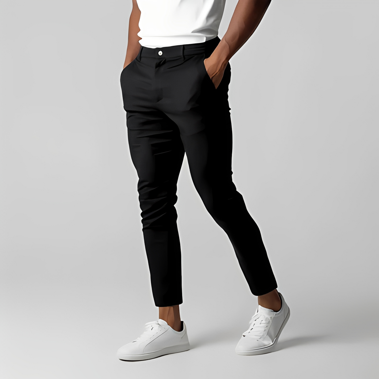 Herren Sommerhose Modisch Leicht Beige