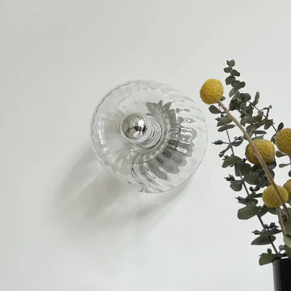 Moderne Glas Wandleuchte Strahlen-Effekt