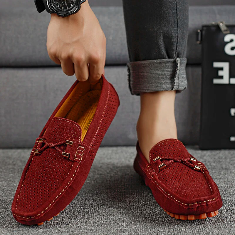 Giovanni atmungsaktive Leder-Schnürschuhe