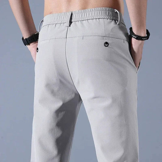 Herren Golfhosen Norvielle Stretch Baumwolle Beige - Norvielle
