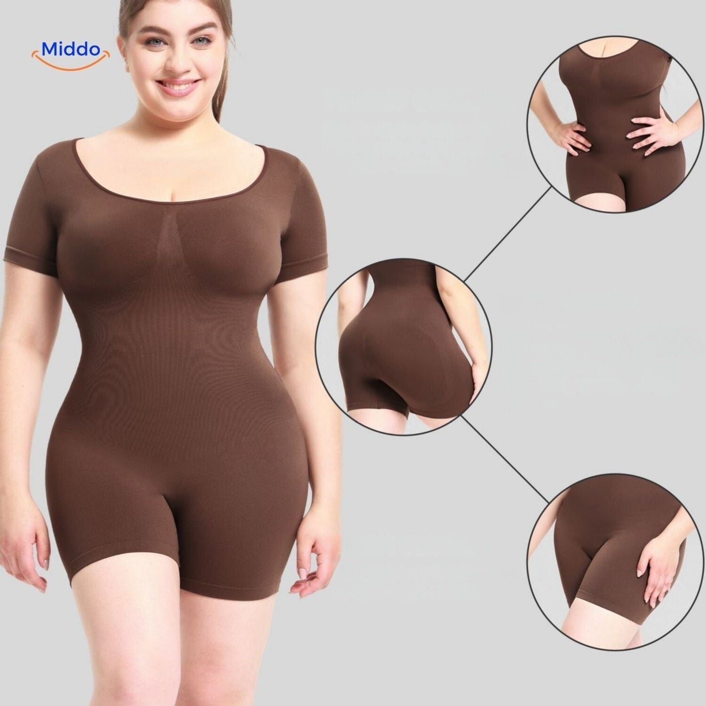 Damen Shapewear Bodysuit Formend Stützend