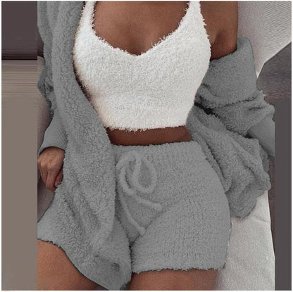 Damen 3-teiliges Set Warm und Chic