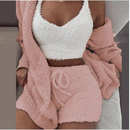 Damen 3-teiliges Set Warm und Chic
