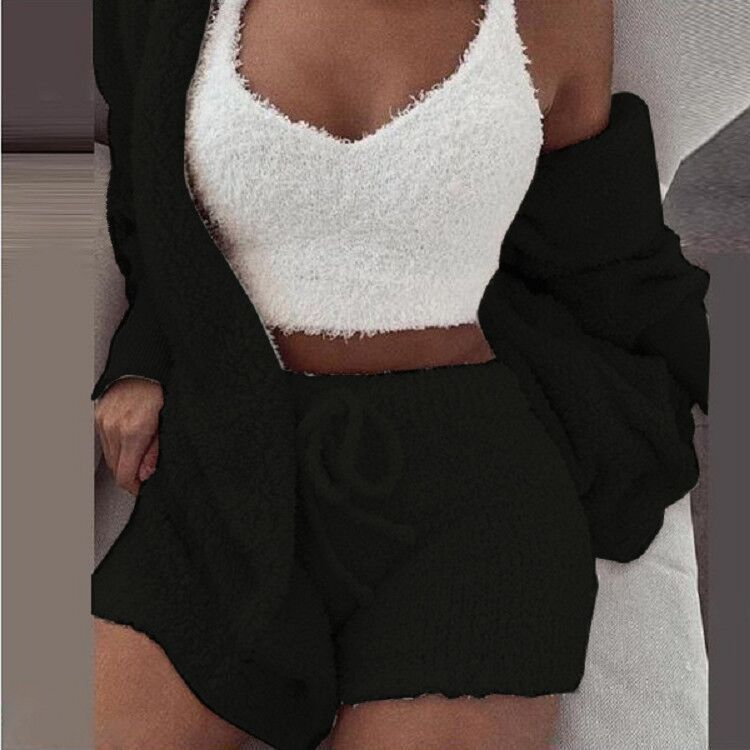 Damen 3-teiliges Set Warm und Chic