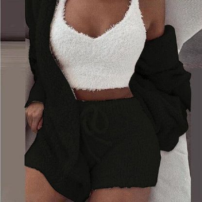 Damen 3-teiliges Set Warm und Chic