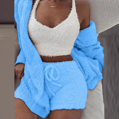 Damen 3-teiliges Set Warm und Chic