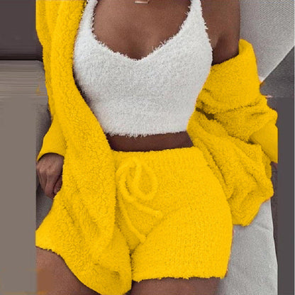 Damen 3-teiliges Set Warm und Chic