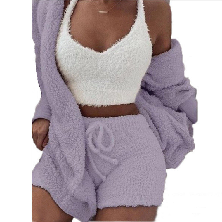 Damen 3-teiliges Set Warm und Chic