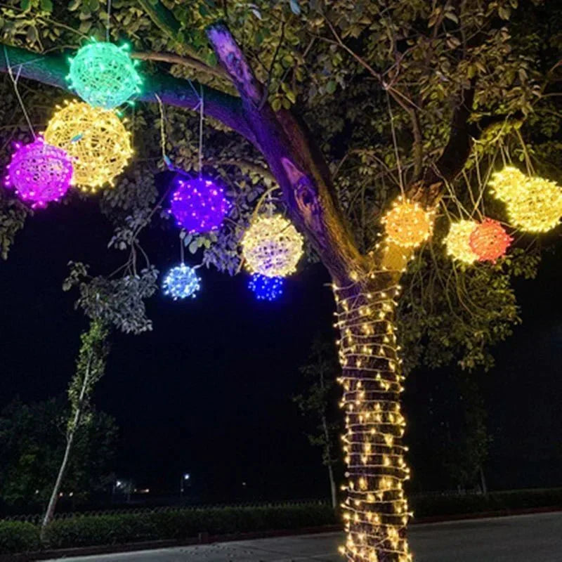 LED-Lichtkugeln Atmosphärische Beleuchtung Innen Außen