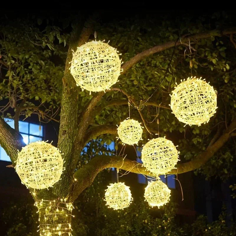 LED-Lichtkugeln Atmosphärische Beleuchtung Innen Außen - Norvielle