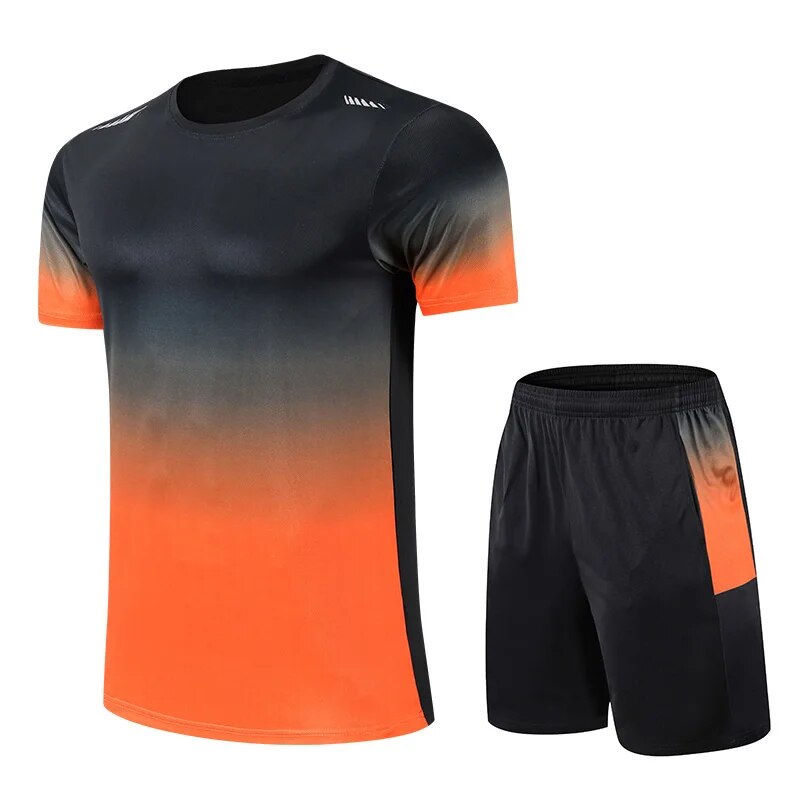 Herren Sportset Schnelltrocknendes T-Shirt und Shorts
