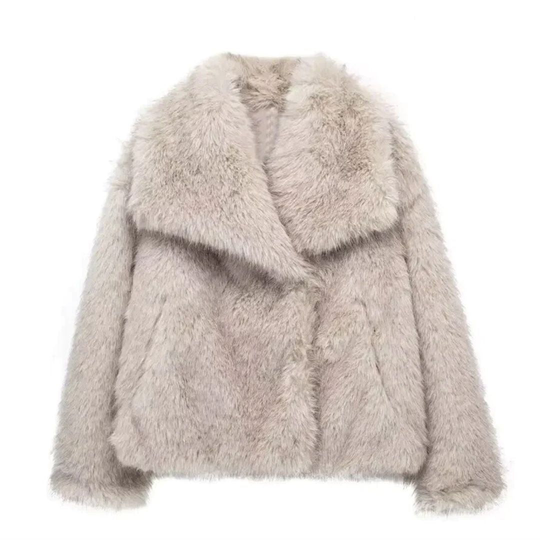 Norvielle Damen Fellmantel - Norvielle