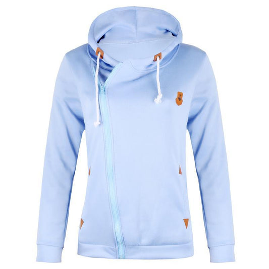 Norvielle Herren Hoodie mit Reißverschluss und Kordelzug Schwarz - Norvielle