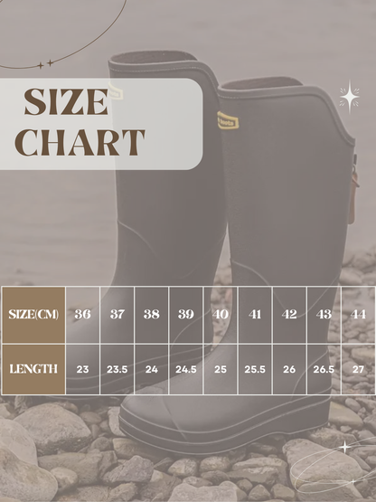 Norvielle Damen Gummistiefel Wasserdicht Leicht - Norvielle