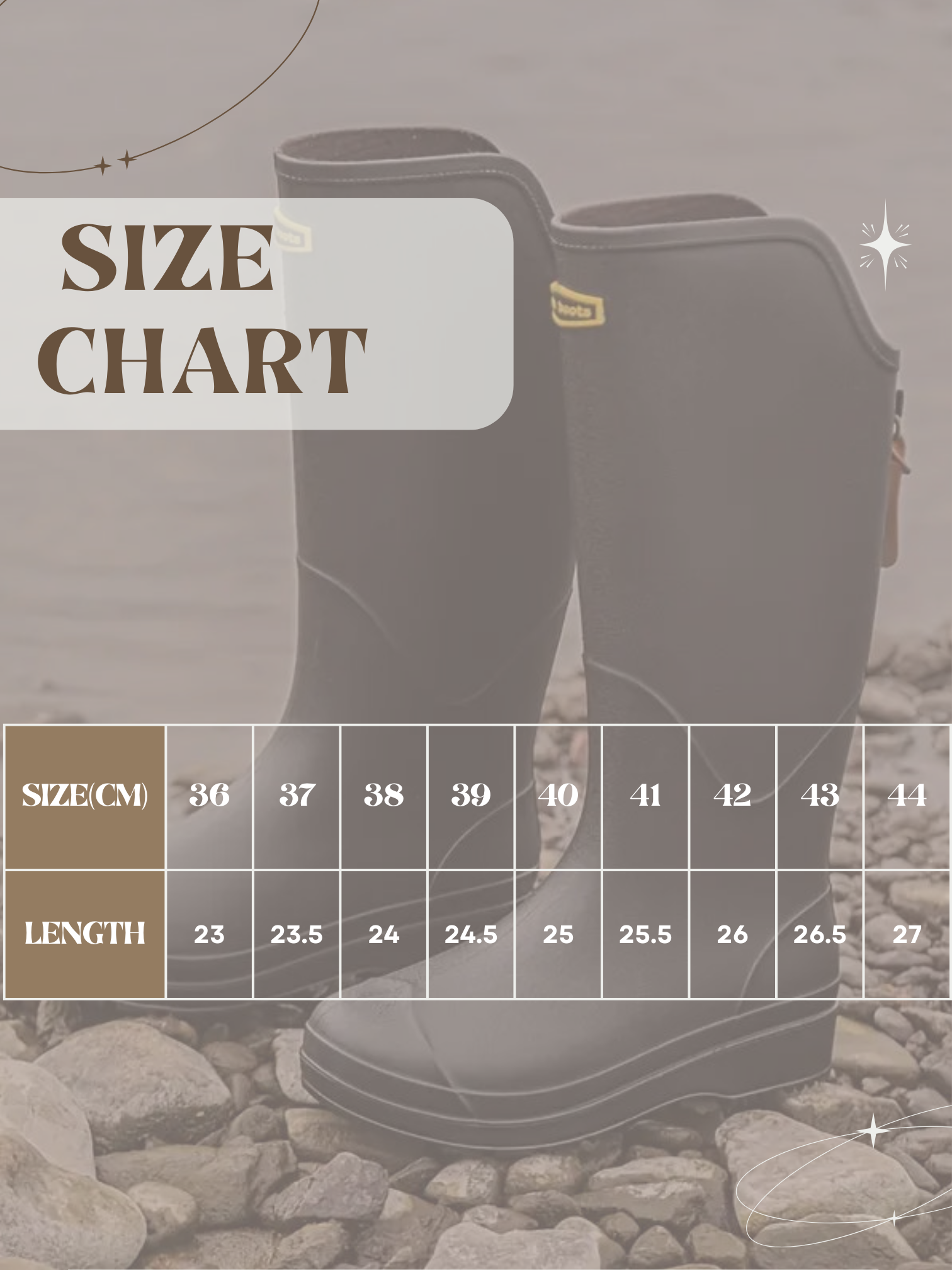 Damen Gummistiefel Wasserdicht Leichtgewicht Schwarz - Norvielle