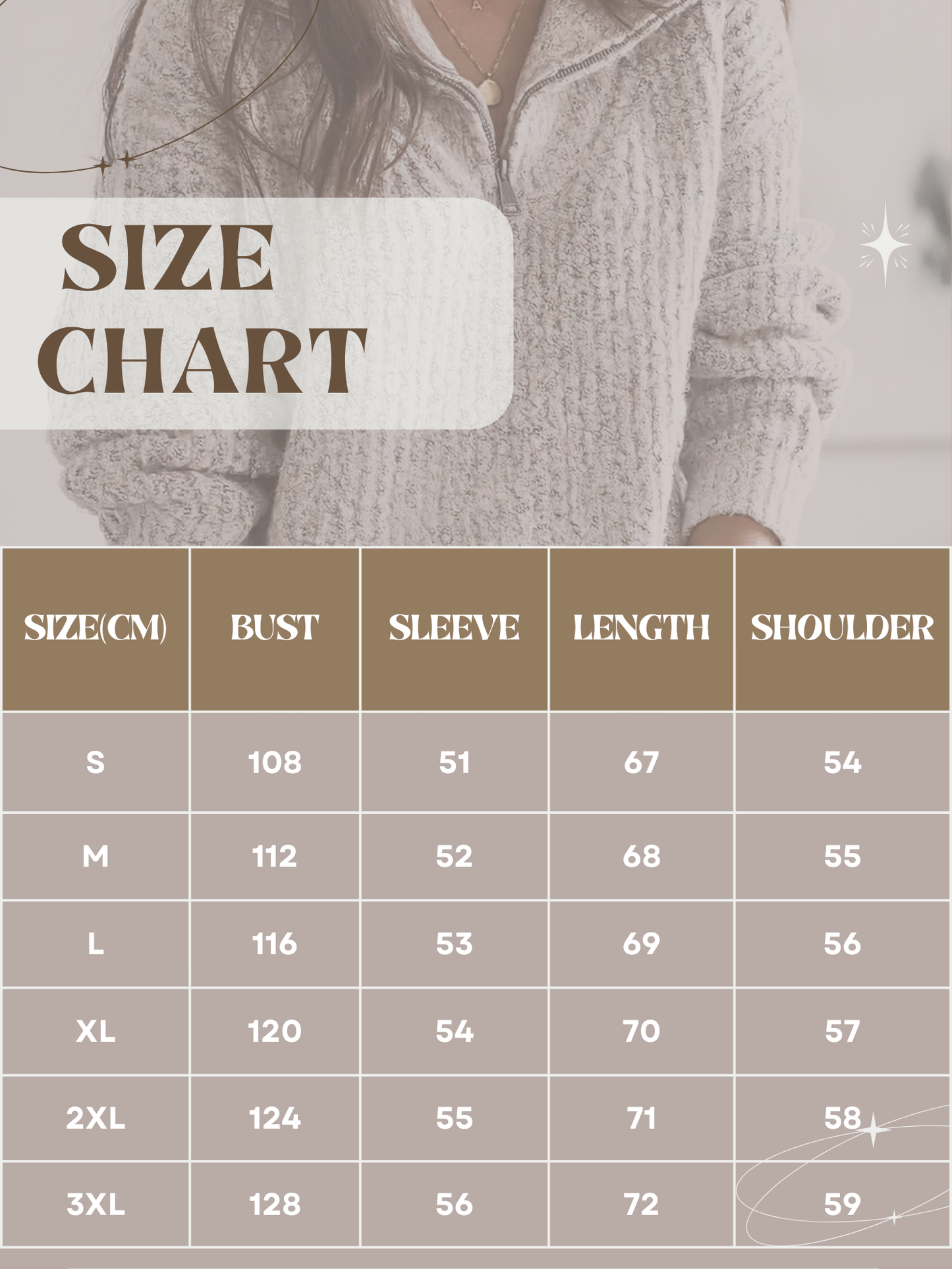 Damen Halbzip Sweatshirt Oversized Baumwolle Grau - Norvielle
