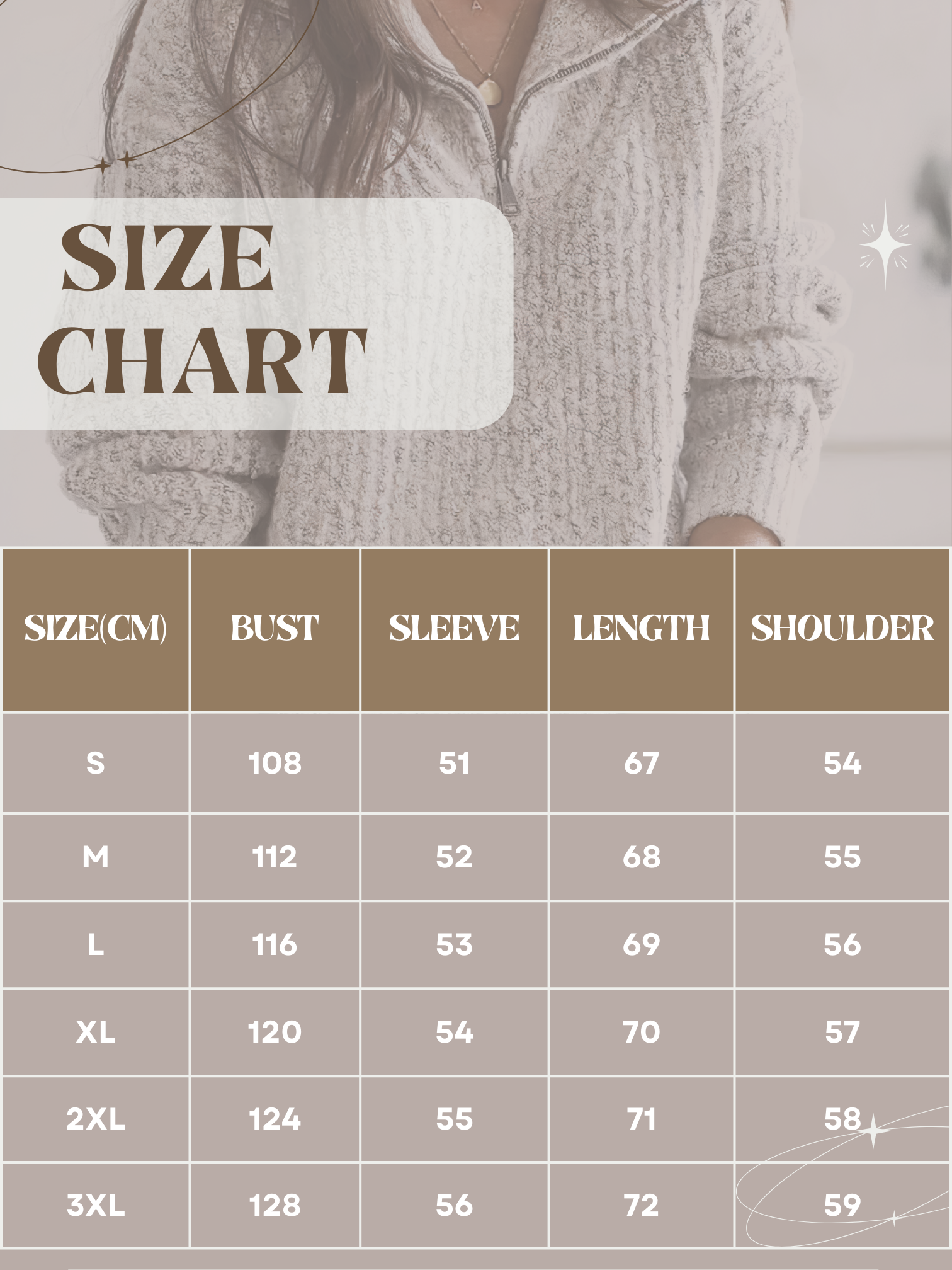 Damen Halbzip Sweatshirt Oversized Baumwolle Grau - Norvielle