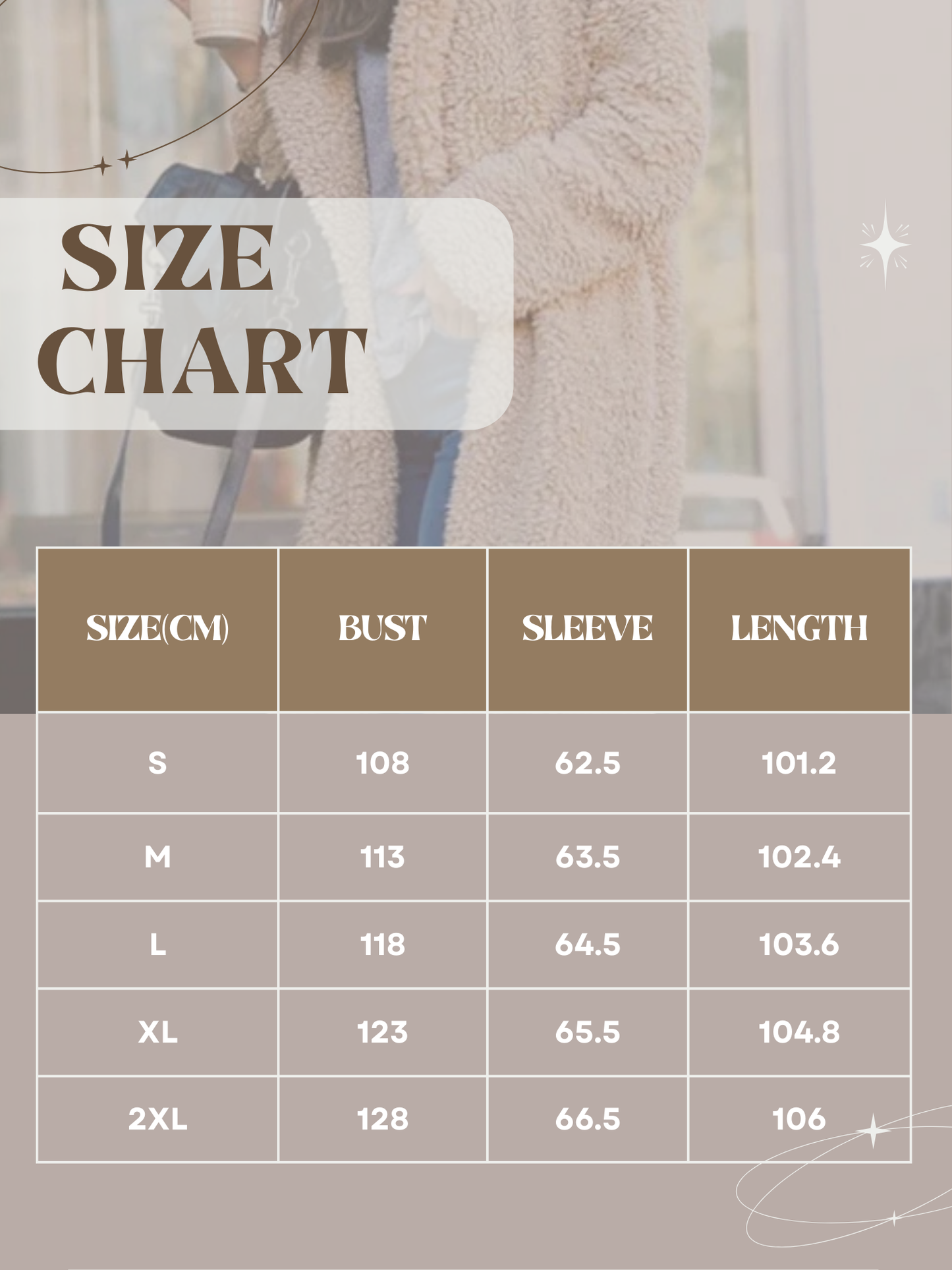 Damen Wintermantel Lang Teddy Mantel Warm - Norvielle