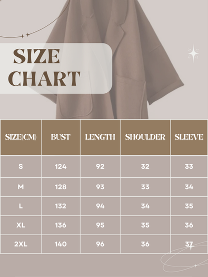 Damen Trenchcoat Wollmischung Übergröße