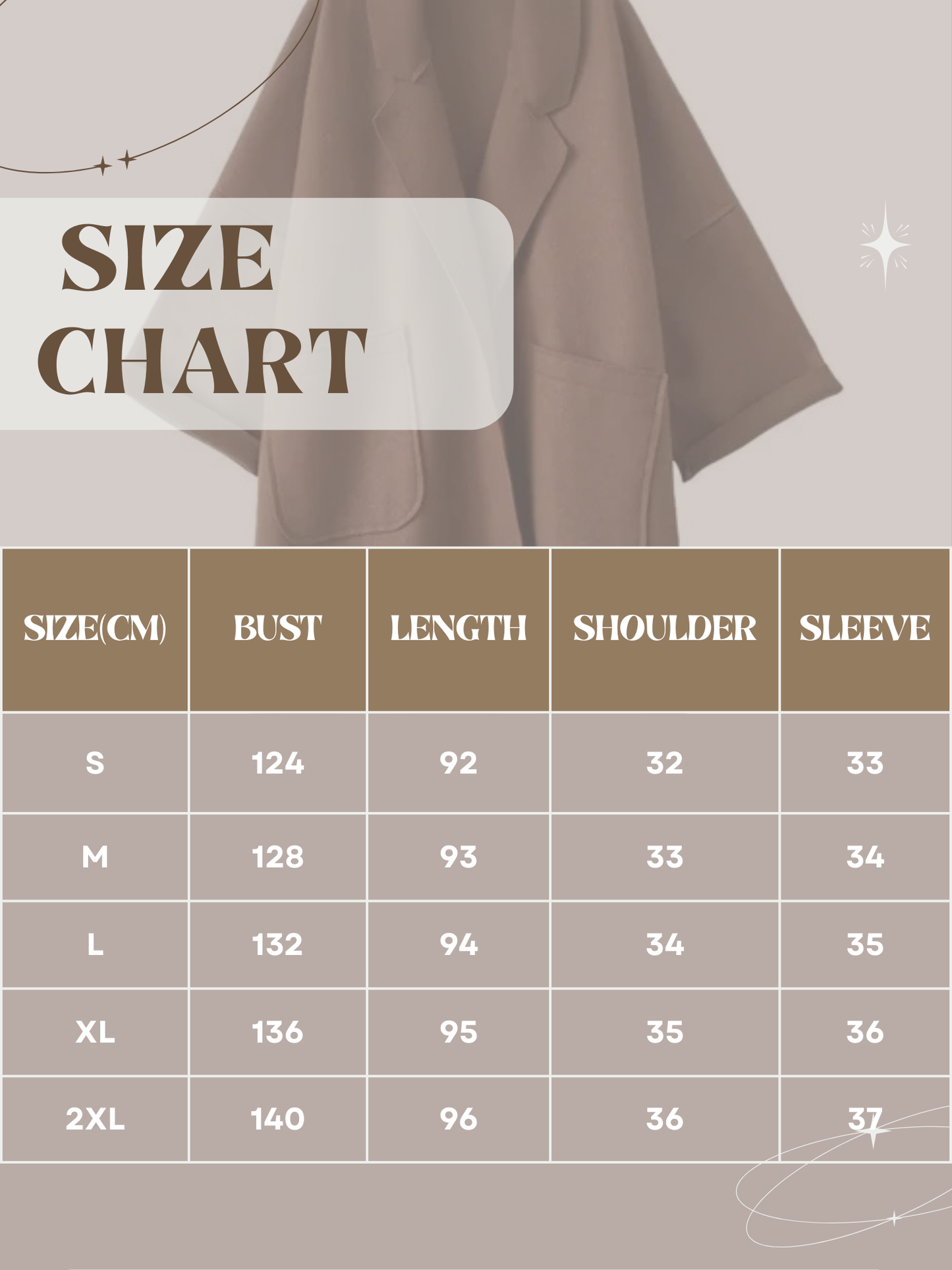Damen Oversized Trenchcoat Wollmischung