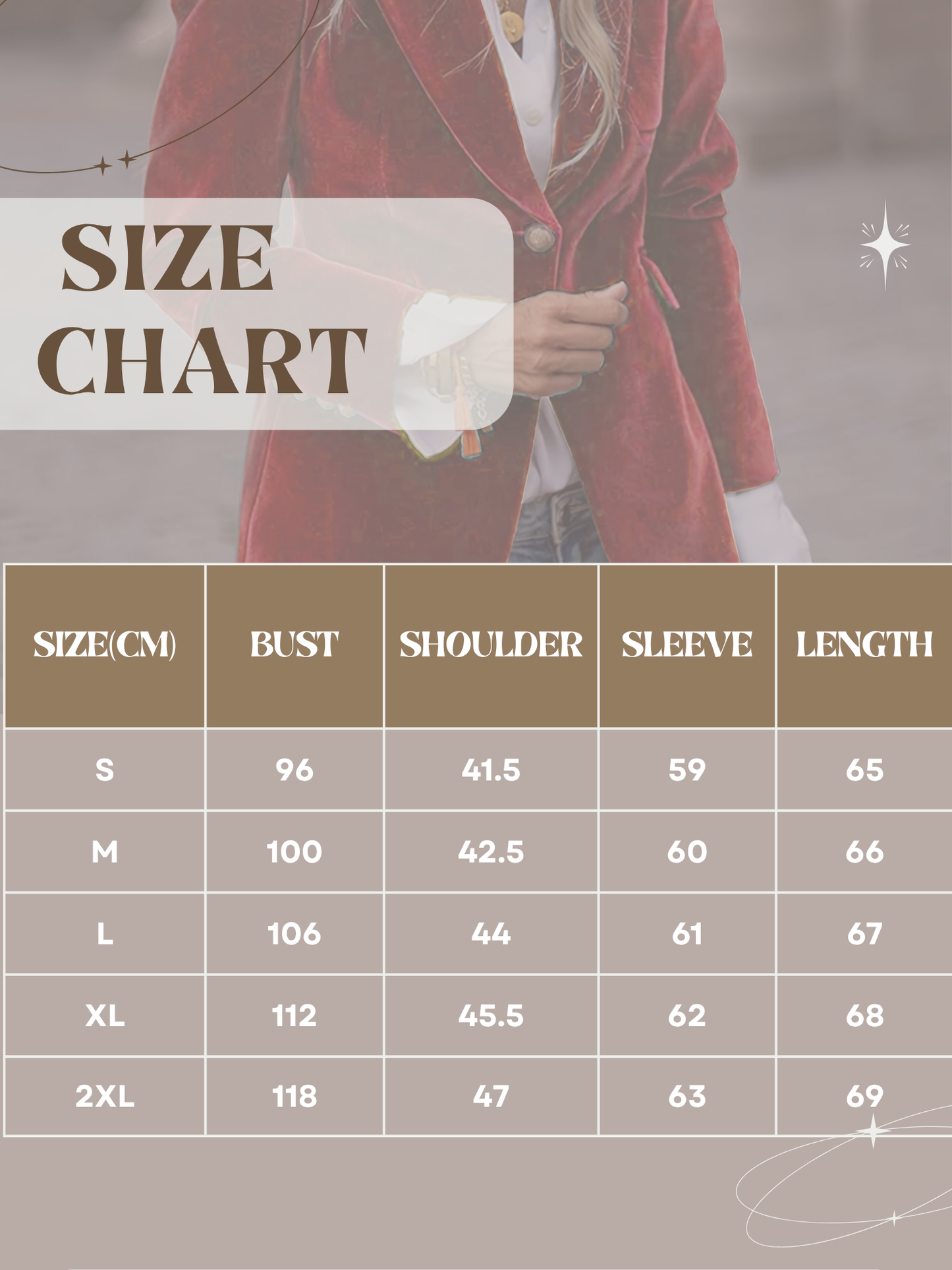 Damen Samt-Blazer Taillierte Passform Goldene Knöpfe