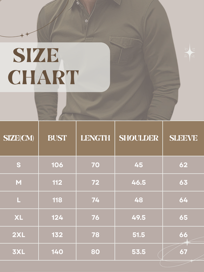 Herren Langarm-Polohemd Zeitloses Design - Norvielle