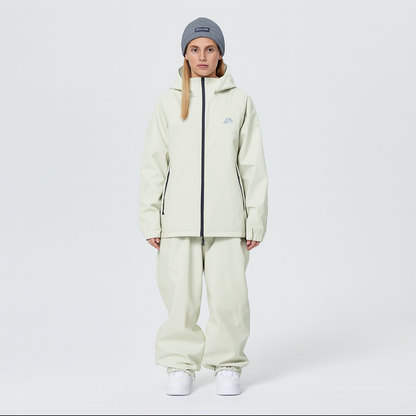 Unisex Skianzug Wetterbeständig Funktionsmaterial Schwarz - Norvielle
