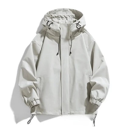 Herren Skijacke Oversized mit Kapuze Wasserdicht